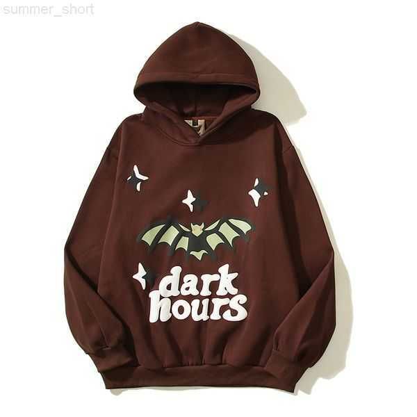 

designer hoodie men broken planet hoodie women casual foam hoodies sweater ins niche tide brand high street loose jacket fashion harajuku me, Black