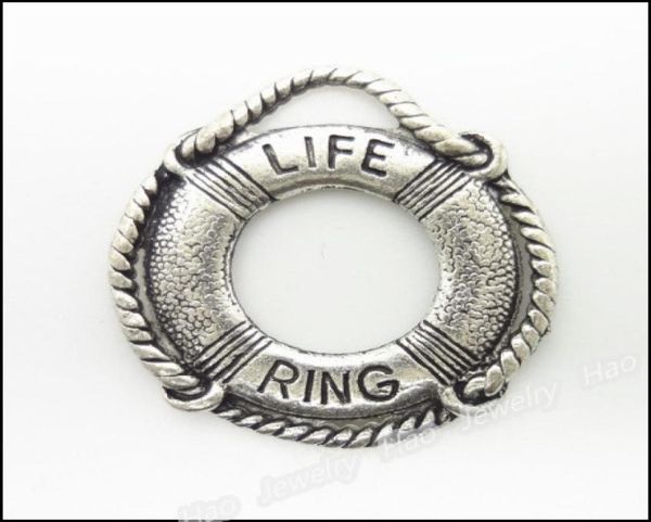 

whole jewelry accessories life ring shape alloy vintage charms 2224mm 11942139968, Bronze;silver
