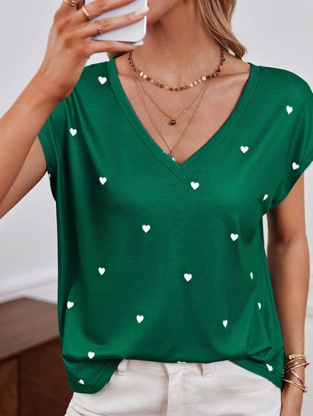 

women's t-shirt women v-neck t-shirt 3d alphabet fashion y2k streetwear summer short sleeve women's oversized loose sports tshirt, White