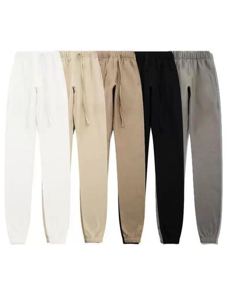 

autumn winter usa reflective pants trousers casual matcha green coffee brown drawstring sweatpants men women jogger9291654, Black