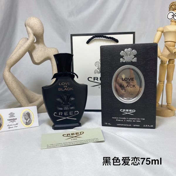 

cologne high grade perfume popular female black love glass bottle spray natural fruit flavor 75ml