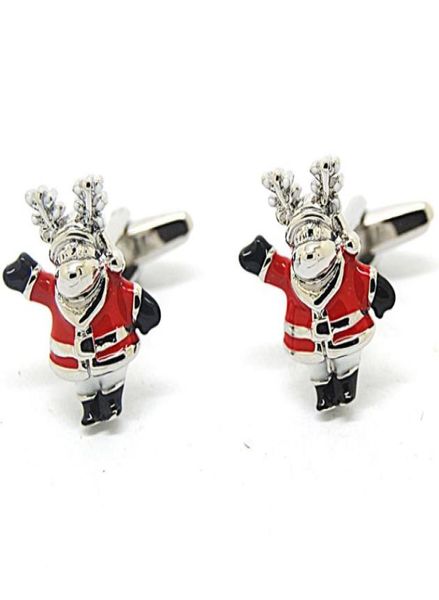 

very nice christmas gifts series santa claus cufflink0127046810, Silver