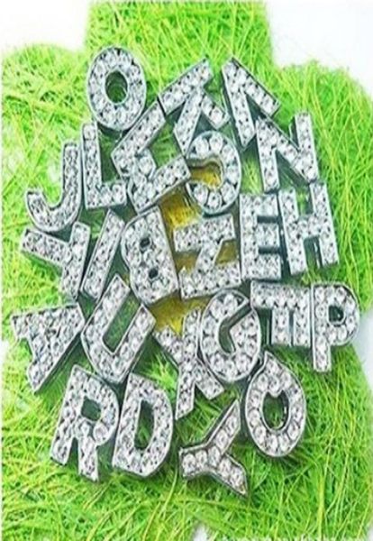 

english alphabet chains az diy slide letters 10mm inlay diamond letter factory expert design quality latest style original 8685957, Silver