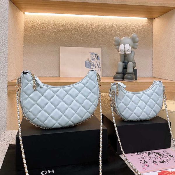 

luxury women's fashion hand bags mini saddle brand cc women small lingge chain caviar fla calfskin shoulder handbag female evening unde