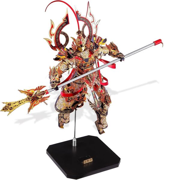 

piececool 3d metal puzzle erlang god character mech model craft collection brain teaser stress relief toys handmade entertainment for adults
