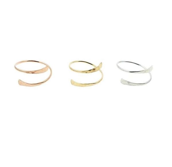 

new bypass thumb ring handmade ring modern simple minimalist jewelry for women christmas gift18943084055, Silver