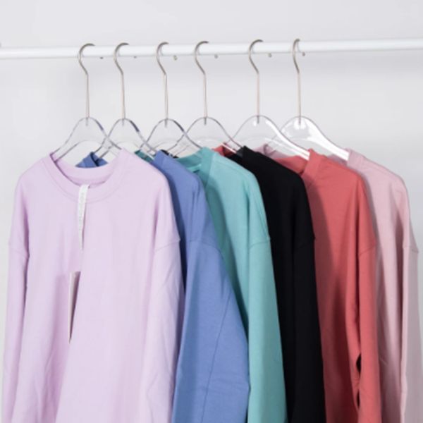 

ll new designer perfectly oversized women's sweater autumn casual loose round neck long-sleeved yoga clothing