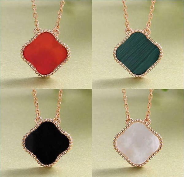 

clover pendant necklaces fashion elegant designer necklaces for women party wedding couple luxury necklace jewelry5397292, Silver