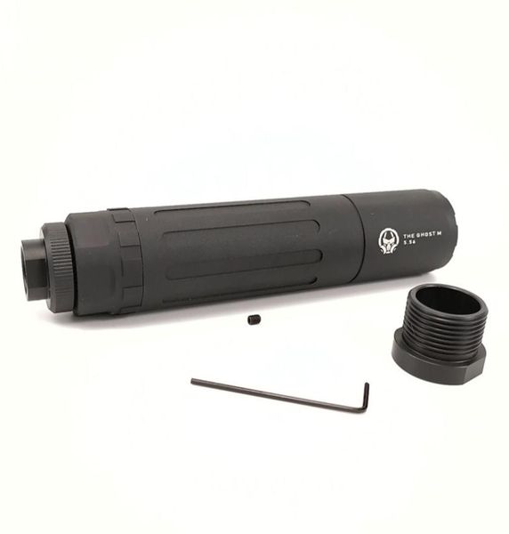 

tactical toy silenceco airsoft 14mm ccw thread metal the ghost m suppressor dummy for gel ball blaster airsoft aeg gbb decorate2796958876