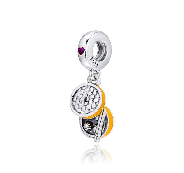 

new real 925 sterling silver beads chinese bao steamed meat dumpling dangle charms fit original european women bracelets women diy9864476, Black