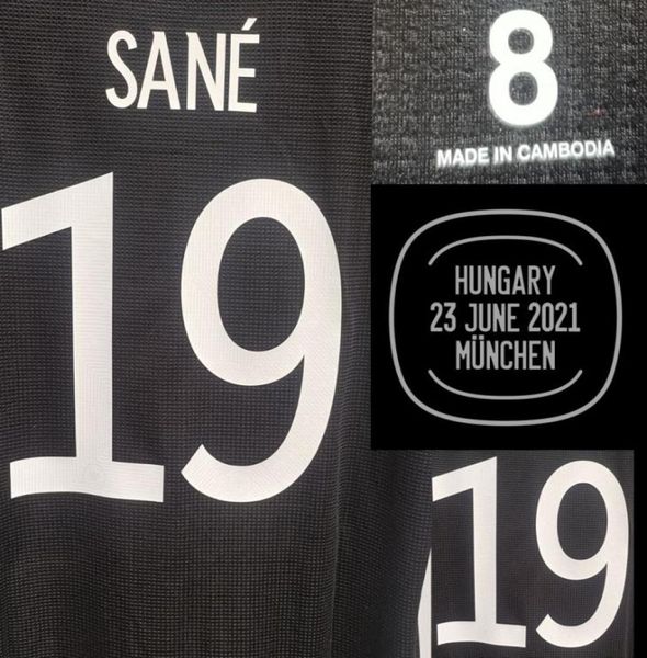 

collectable match worn player issue gnabry kroos werner sane kimmich muller with matchdetails soccer badge9642991