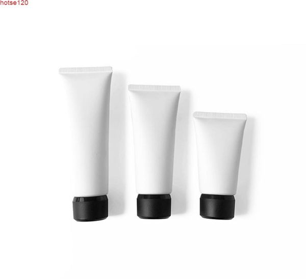 

50ml 80ml 100ml white matte soft tubes high grade squeeze bottle travel subbottling refillable cosmetic containers 50pcslothigh 9568618