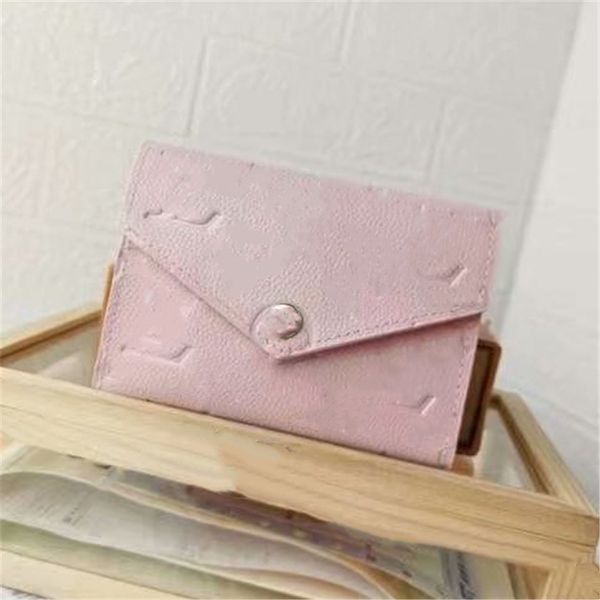 

luxury design wallet 2023 luis fashion men's and women's business card holder vintage decoration square zipper mini card bag vutto, Red;black