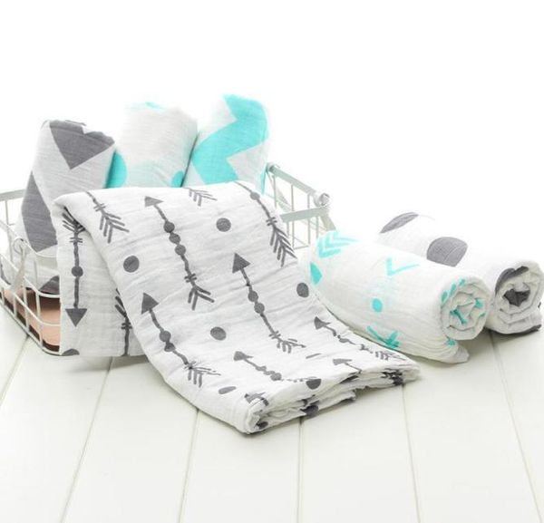 

piece of muslin 100 cotton baby soft born blanket bath gauze wrap sleeping bag stroller cover towel diaper blankets swaddling8119083