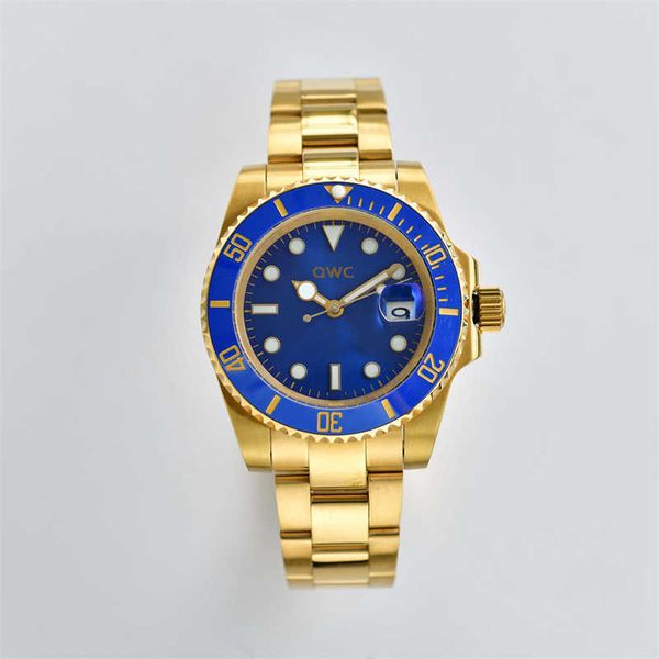 

designer watch mens luxury watches automatic mechanical movement watchs for man 41mm date sapphire mirror 904l stainless steel montello mois, Slivery;golden