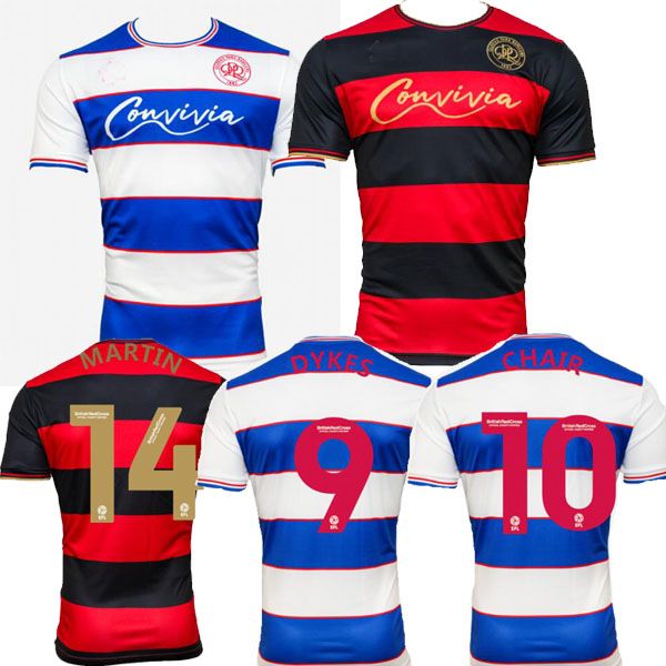 

queens park rangers 23 24 soccer jerseys home away chair 10 dykes 9 martin 14 amos 8 field 15 adomah 37 man 2023 jersey football shirts top, Black;yellow