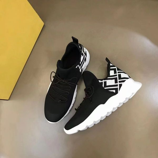 

designer flow match shoes ff shoe men designer knitted fabric casual shoes for men sneakers comfortable beautiful classic timeless 02, Black
