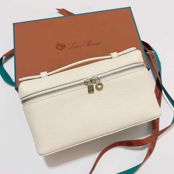 

loro * piana bag pocket luxury extra l19 designer genuine leathe shoulder bags vanity womens passport mens clutch bags handle cross body lad