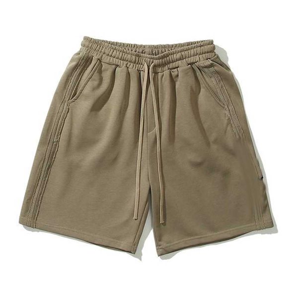 

men shorts pants solid joggers black blue beach single zipper pocket short cotton casual trousers jdy9, White;black