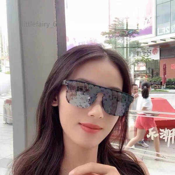 

flower lens sunglasses with letter designer brand sun glasses women men traveling sunglass black grey beach adumbral, White;black