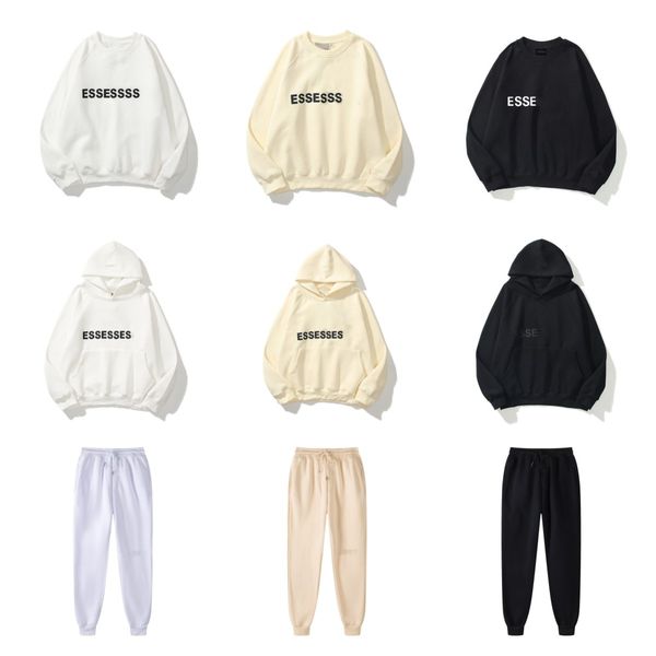 

designer hoodie fashion loose hoodie clothes essenti couple suit hoodie99999, Gray