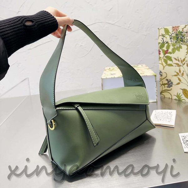 

designer puzzlehobo underarm bag solid color geometric bag luxury minimalist bag premium edition handbag(29*14) v104201