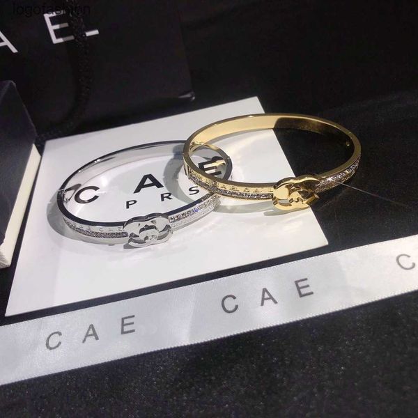 

18k Gold Bangle 925 Silver Designer Bracelet Luxury Girl Love Diamond Circle Bracelet Classic Brand Jewelry Couple Gift Box Fashion Family Accessories