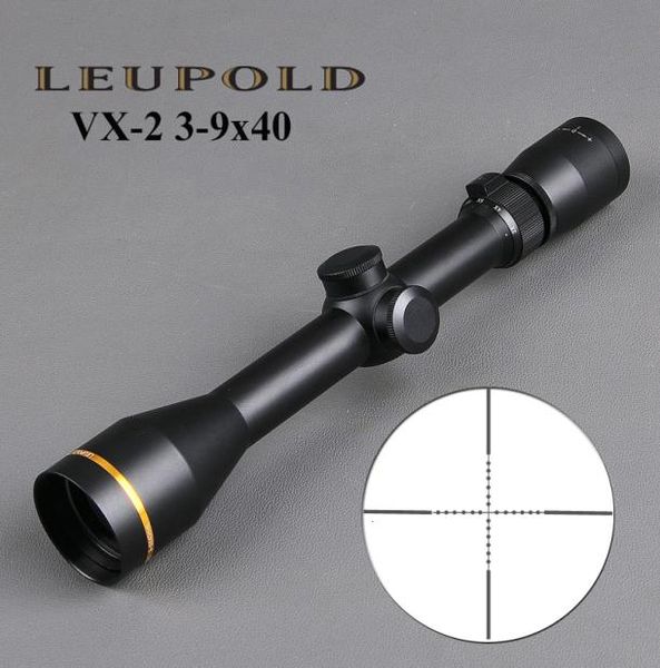 

leupold vx2 39x40mm riflescope tactical rifle scope hunting scopes sniper gear w mounts1190177