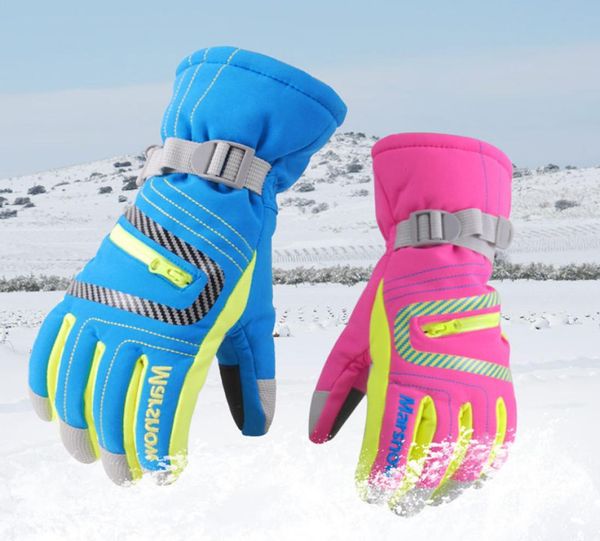 

ski gloves marsnow winter professional girls boys waterproof warm snow kids windproof ing snowboard 2211297713265