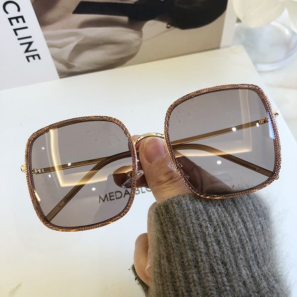 

women polarized sunglasses decoration classic round eyewear original brand designer female sun glasses, White;black