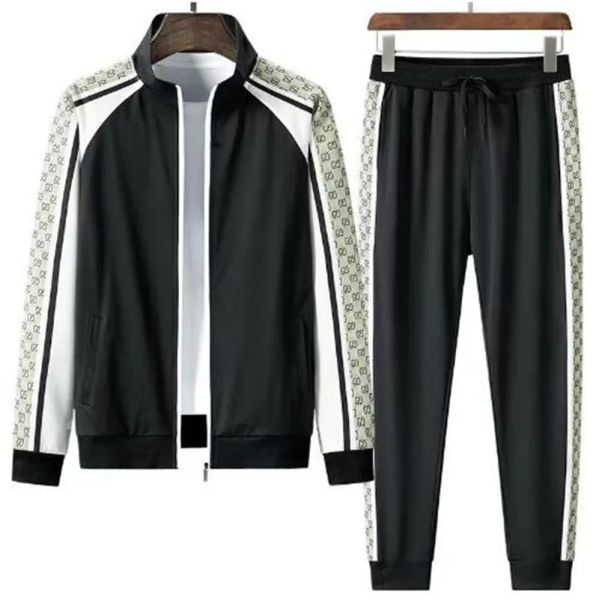 

fashion autumn winter men's tracksuits designer sets hoodie pants jacket casual sweatshirt tech fleece set joggers printing sweatsuit, Gray