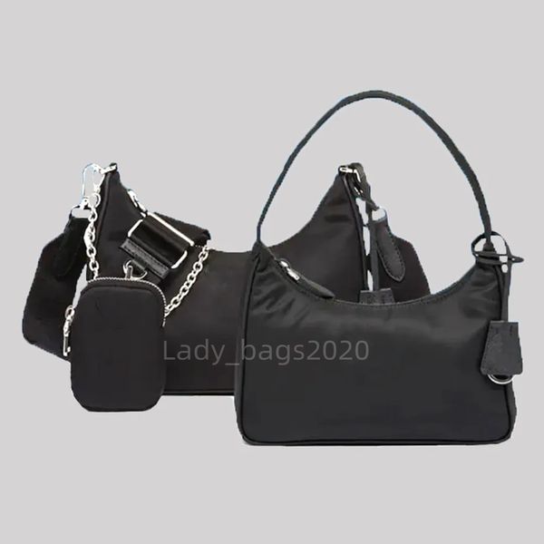 

women shoulder axillary canvas bags handbag 2 in 1 shiny brushed leather designers purse crossbody tote designer handbags lady messenger bag