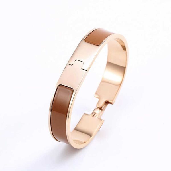 

luxury bracelet her max matching for couples luxury bracelet designer jewelry women 18k h bracelets white gold plated bangle fashion titaniu, Black