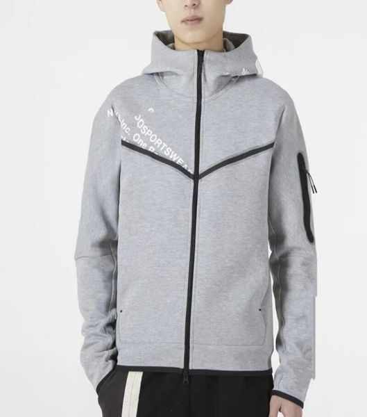 

2022 new tech fleece mens pants designers hoodies jackets sports space cotton hoodie full zip jacket1000111, Black