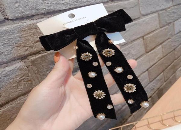 

fashion korean fashion brooch original design bow large version pearl pin buckle badge brooch6383932, Gray