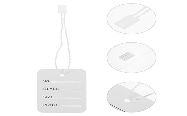 

jewelry pouches bags 1000pcs clothes tags hanging size for clothing store with strings8237619, Pink;blue