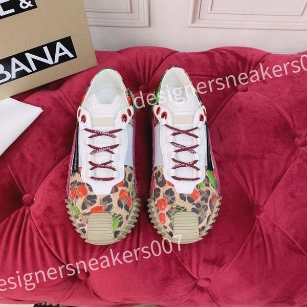 

2023 new luxury womens sneakers casual technology shoe mens for designer brand fashion leather embroidery size 35-41 hc210428, Black