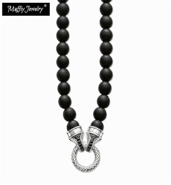 

stand necklace pave obsidian charm europe trendy european fashion gift jewelry in 925 sterling silver for men women 22021834338229896645