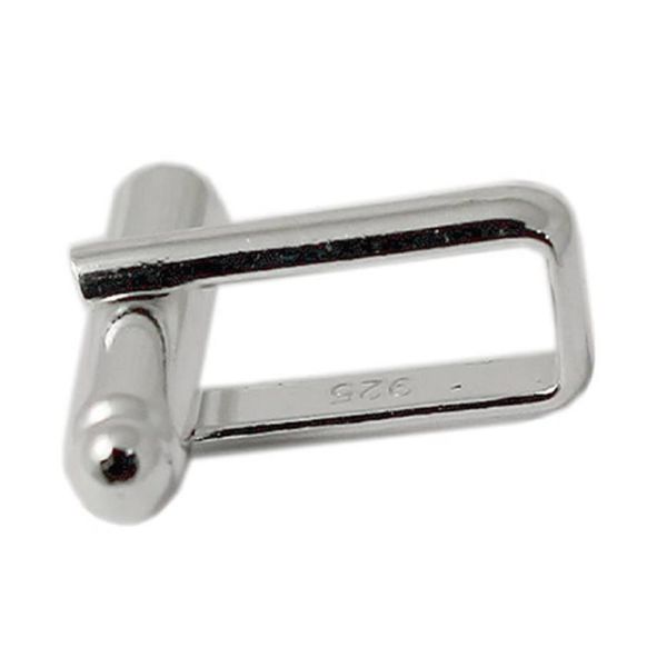 

beadsnice cufflink finding backing 925 pure silver cufflink parts for diy project mens jewelry cufflink bullet back whole id 29393022, Slivery;crystal