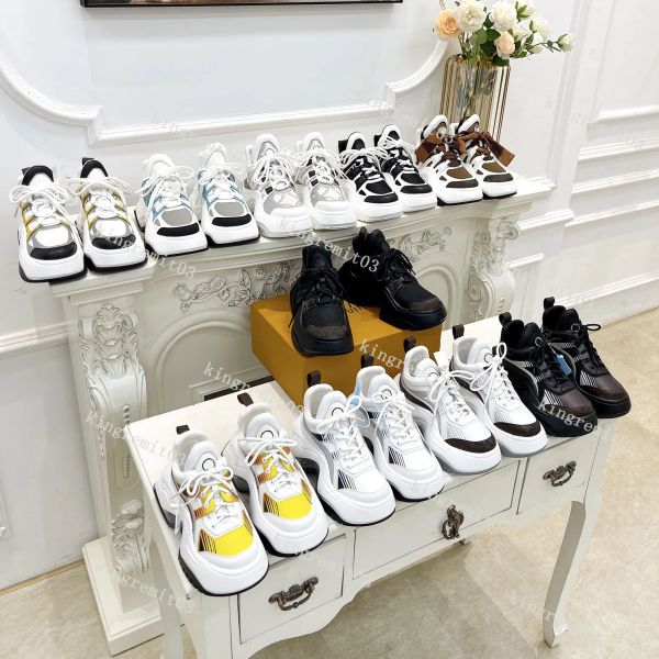 

designer casual shoes archlight 2.0 sneakers rubber trainers genuine leather women sneaker fashion running shoes, Black