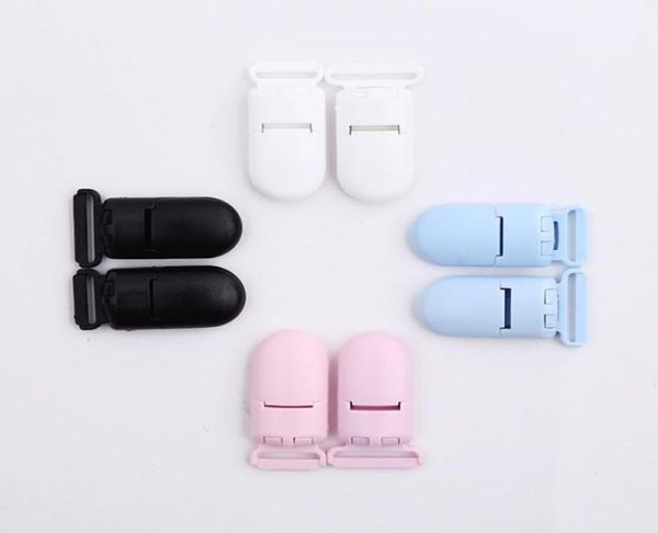 

plastic baby dummy pacifier clips 20mm soother mam infant soother holder newborn girls boys paci chain clip badge clamp bib holder4324929