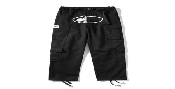 

corte designer pants mens trousers american hip hop retro workwear cargo pants men fashion loose sweatpants1828495, Black
