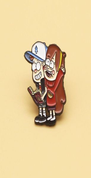 

mabel and dipper perler sprites enamel pin cartoon animated television series brooch5046831, Blue