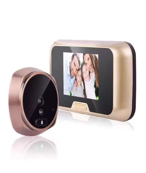 

30quotlcd digital peephole viewer wide angle ir night vision camera doorbell video9952165