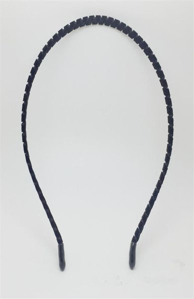 

25pcs 5mm new ribbon covered flannel metal alice band headband hair band aliceband black4652315, Blue;slivery