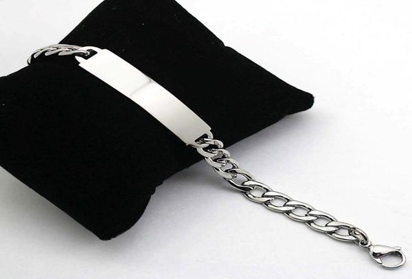 

fashionable stainless steel men039s bracelets rock style punk for cool man custom engraved bracelets pulsera plata nombre4831948, Golden;silver