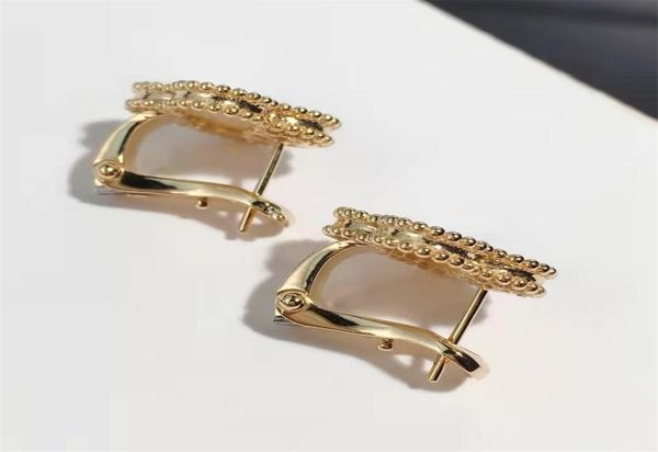 

brand women039s mother of pearl clover earrings luxury fashion jewelry exquisite gifts 2201259933506, Silver