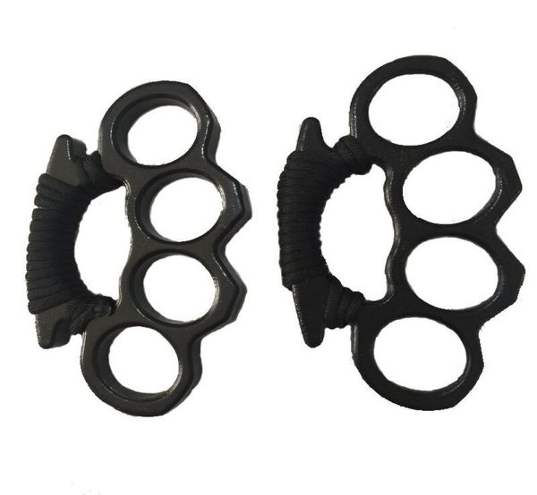 

new gilded thick 13mm steel brass knuckle duster color black plating silver hand tool clutch 4 5qd ww6029034