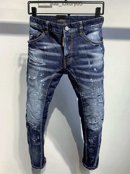 

2023 new arrivals mens luxury designer denim jeans holes trousers jeans coolguy biker pants mens clothing 2#a388 dsquare d2 dsqs dsq2s gu8r, Blue