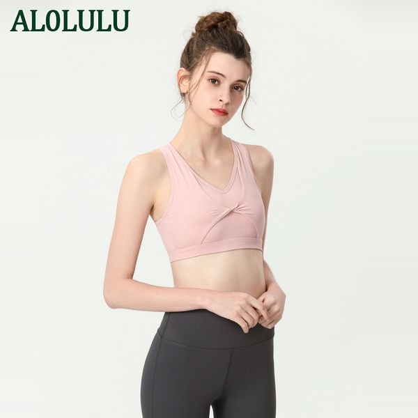 

al0lulu yoga bra sports bras women's shockproof running fitness bra gym vest